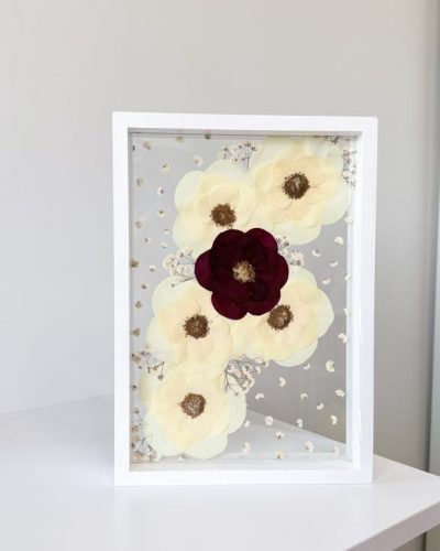 kwiatowe poletko | konserwacja bukietów ślubnych | kwiaty w szkle | pamiątka ślubna